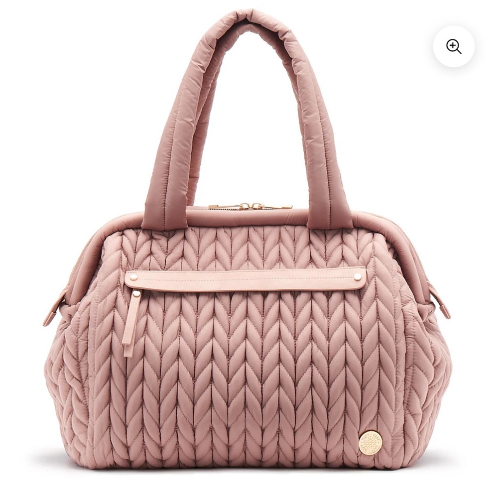 Happbrand diaper bag Paige Carryall Dusty Rose